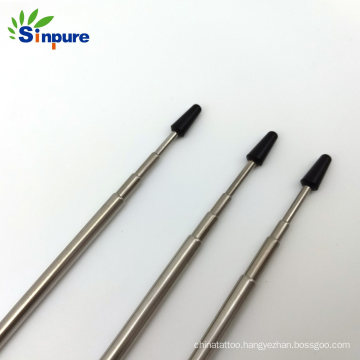 OEM Supply High Quality Stainless Steel Telescopic Pole with Plastic Cap